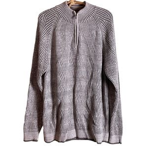 Tommy Bahama 1/4 zip knit sweater (XL)